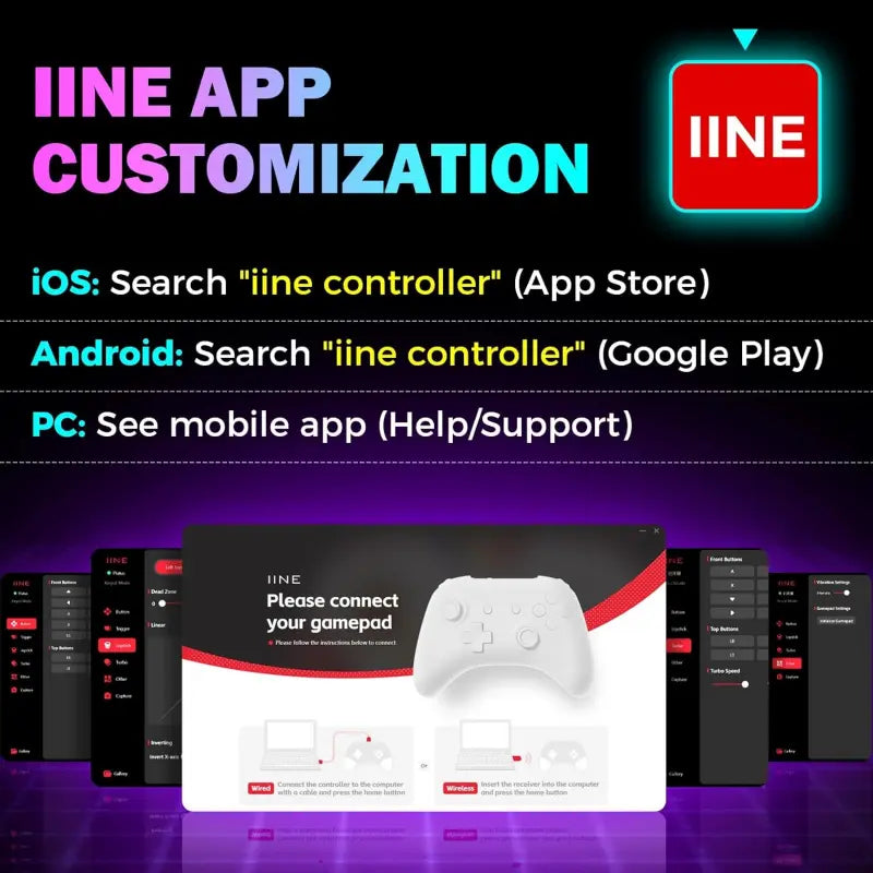 IINE Gamebrick Mini Bluetooth Remote Keychain