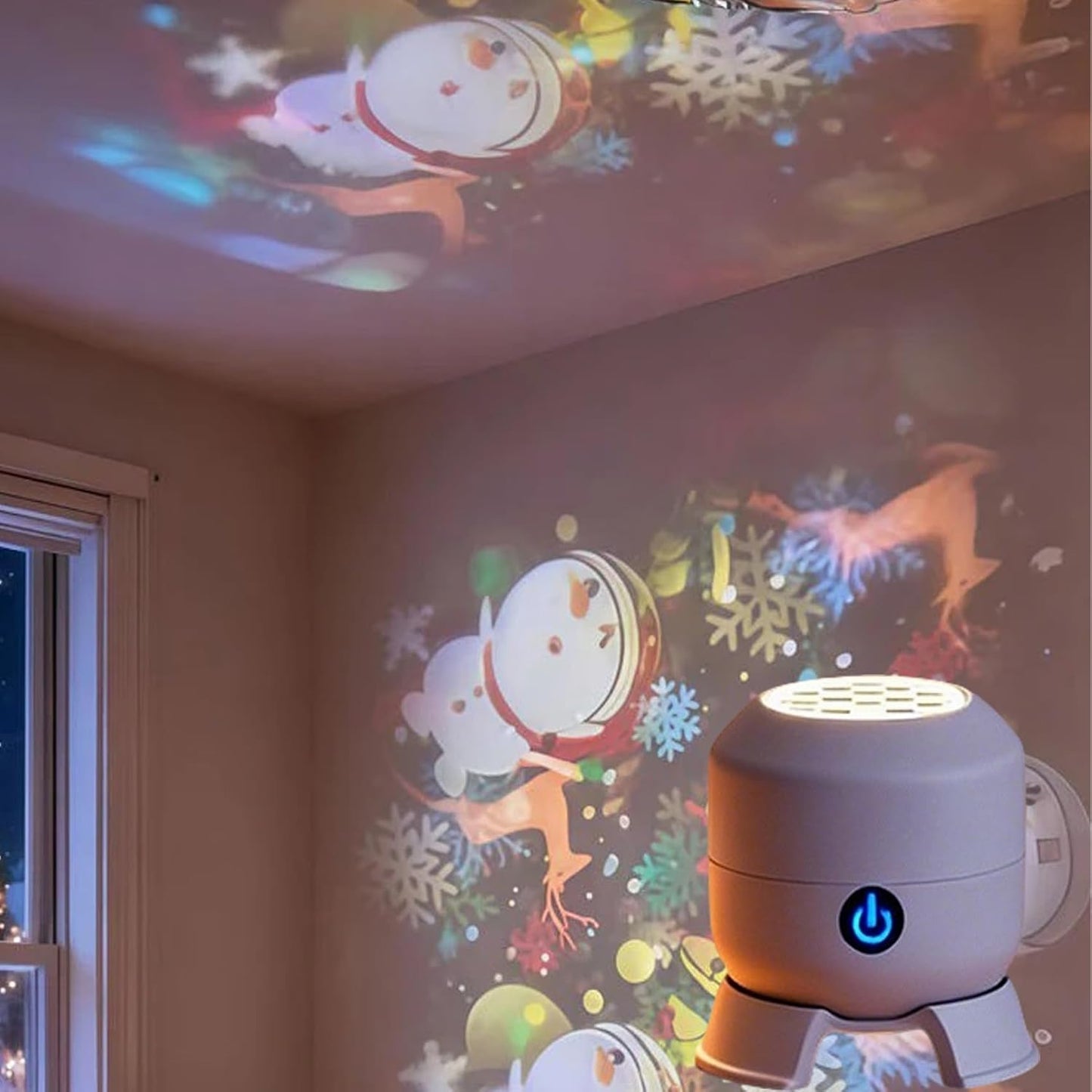 🌊Dynamic Rotating LED Projector Light