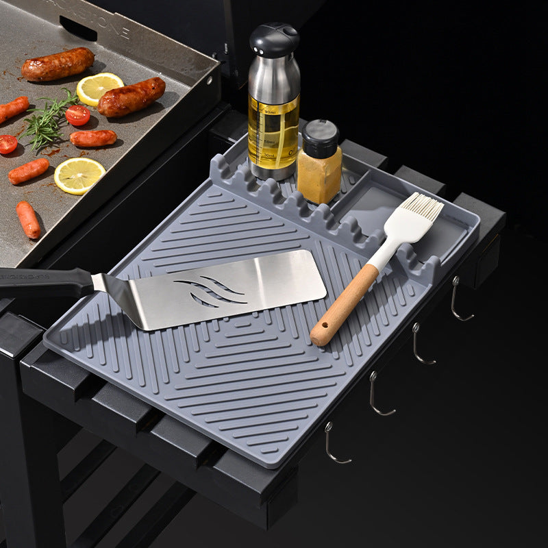 🔥LAST DAY SALE 50% OFF!!🔥Silicone Grill Mat for Side Shelf