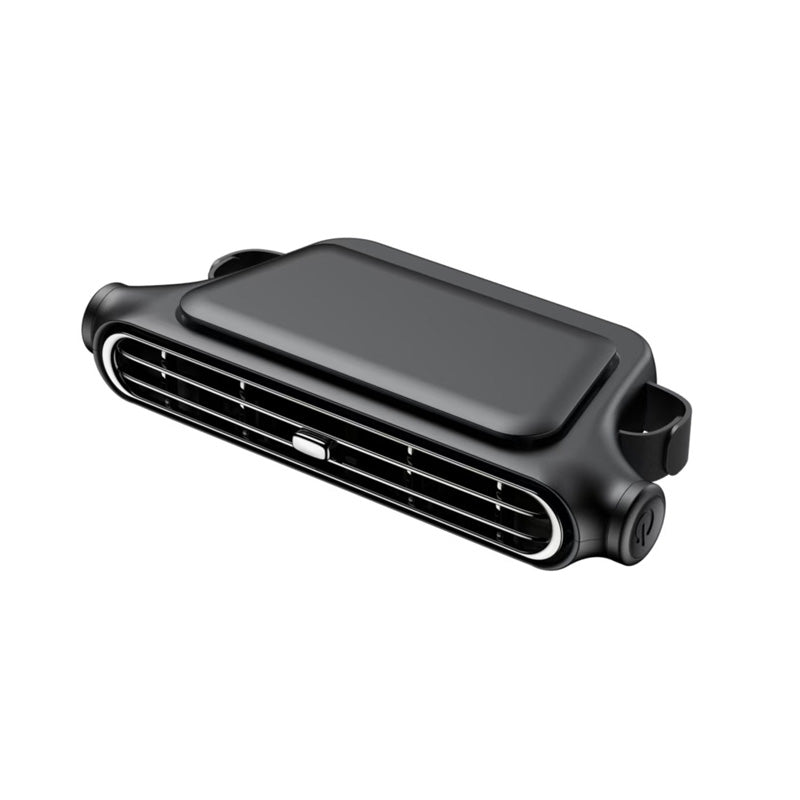 ❄️Car Seat Fan - USB Connectivity, Dual Turbines, Powerful Airflow
