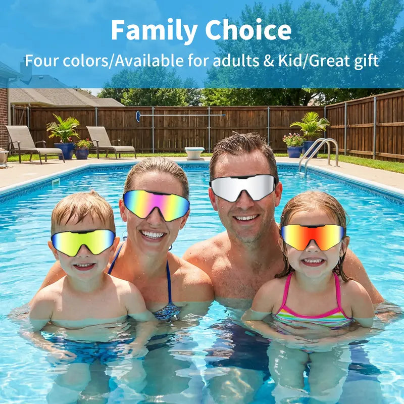 Outly HD Wide-View Swim Goggles | Anti-Fog, UV Protection & Leak-Proof