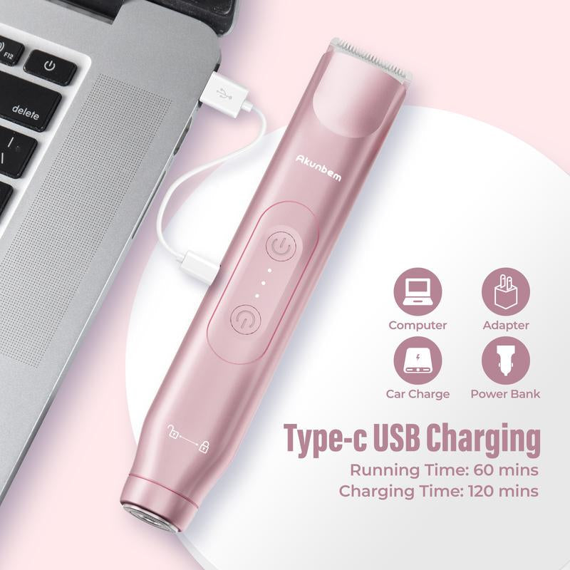 2-In-1 Electric Shaver and Razor Rechargeable Body and Facial Epilator