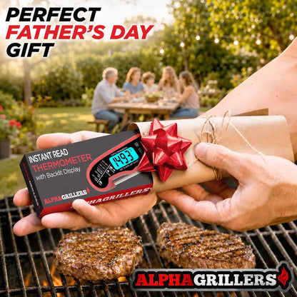 🌡️ Instant Read Digital Meat Thermometer – Perfect Results Every Time