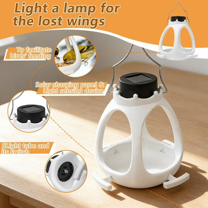 Solar Crown Bird Feeder