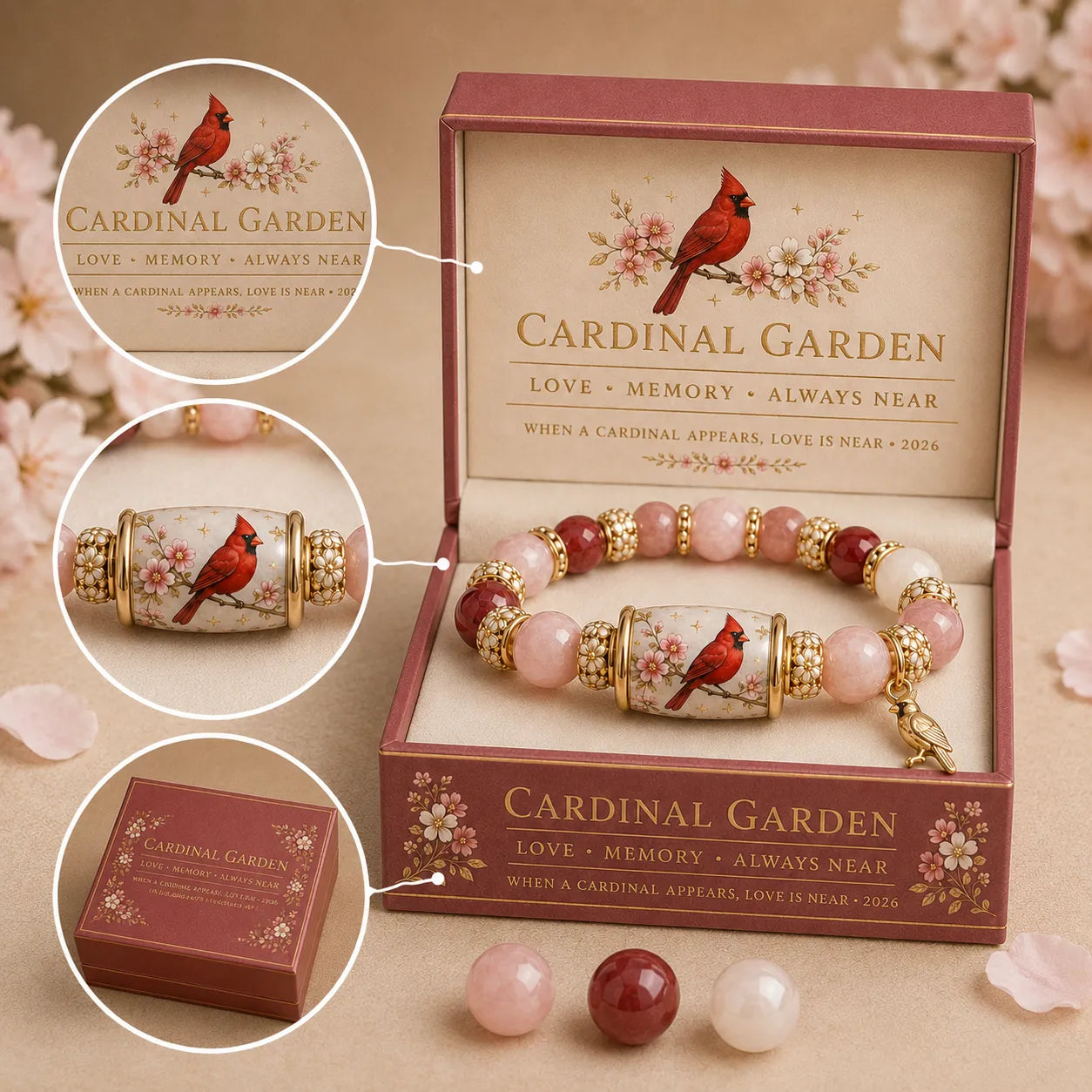 ❤ Love, Remembrance & Cardinal Blessings 🕊️ | 2026 Limited Edition Bracelet