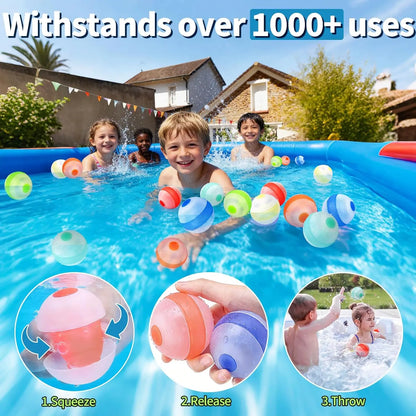 ReusableSoft Silicone Water Splash Balls