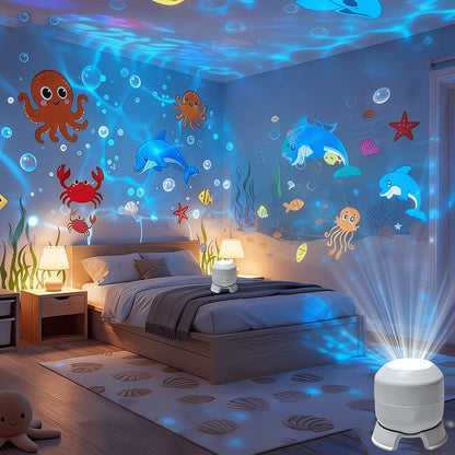 🌊Dynamic Rotating LED Projector Light