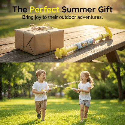 🌈 Bright rainbow LED water pistol | Summer fun that bursts into life as if by magic! ✨