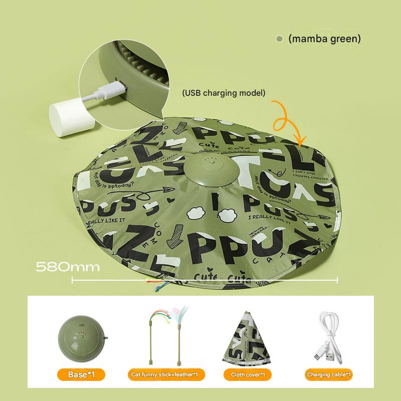 😾Automatic Rotating Cat Turntable Toy