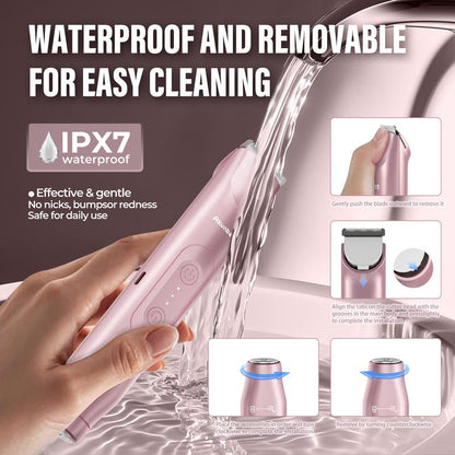 2-In-1 Electric Shaver and Razor Rechargeable Body and Facial Epilator