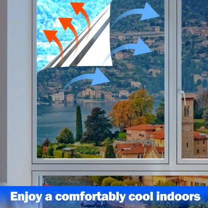 Window Privacy Film, Static Cling Removable Window Tint