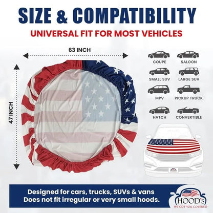 🎉Hot Sale🔥American Car Hood Flag🦅