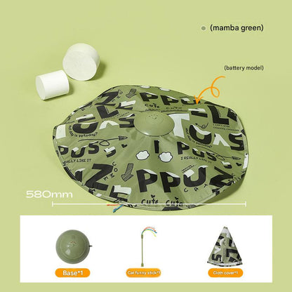 😾Automatic Rotating Cat Turntable Toy