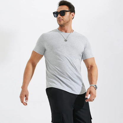 🔥Summer Flash Sale 50% OFF - Mens 3 Pack Cotton Hipster Hip Hop Longline Crewneck T-Shirt