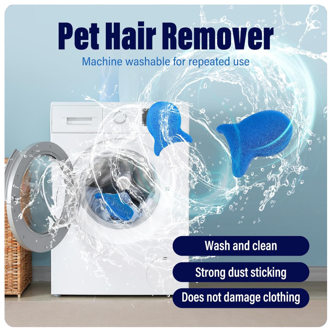 Laundry Pet Hair Removal Fish - 6 Pack