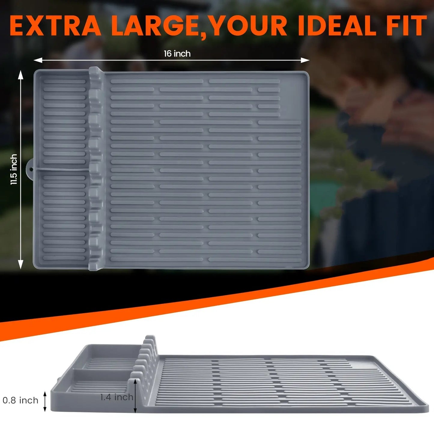 Blackstone Silicone Grill Side Shelf Mat