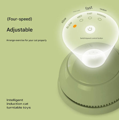 😾Automatic Rotating Cat Turntable Toy