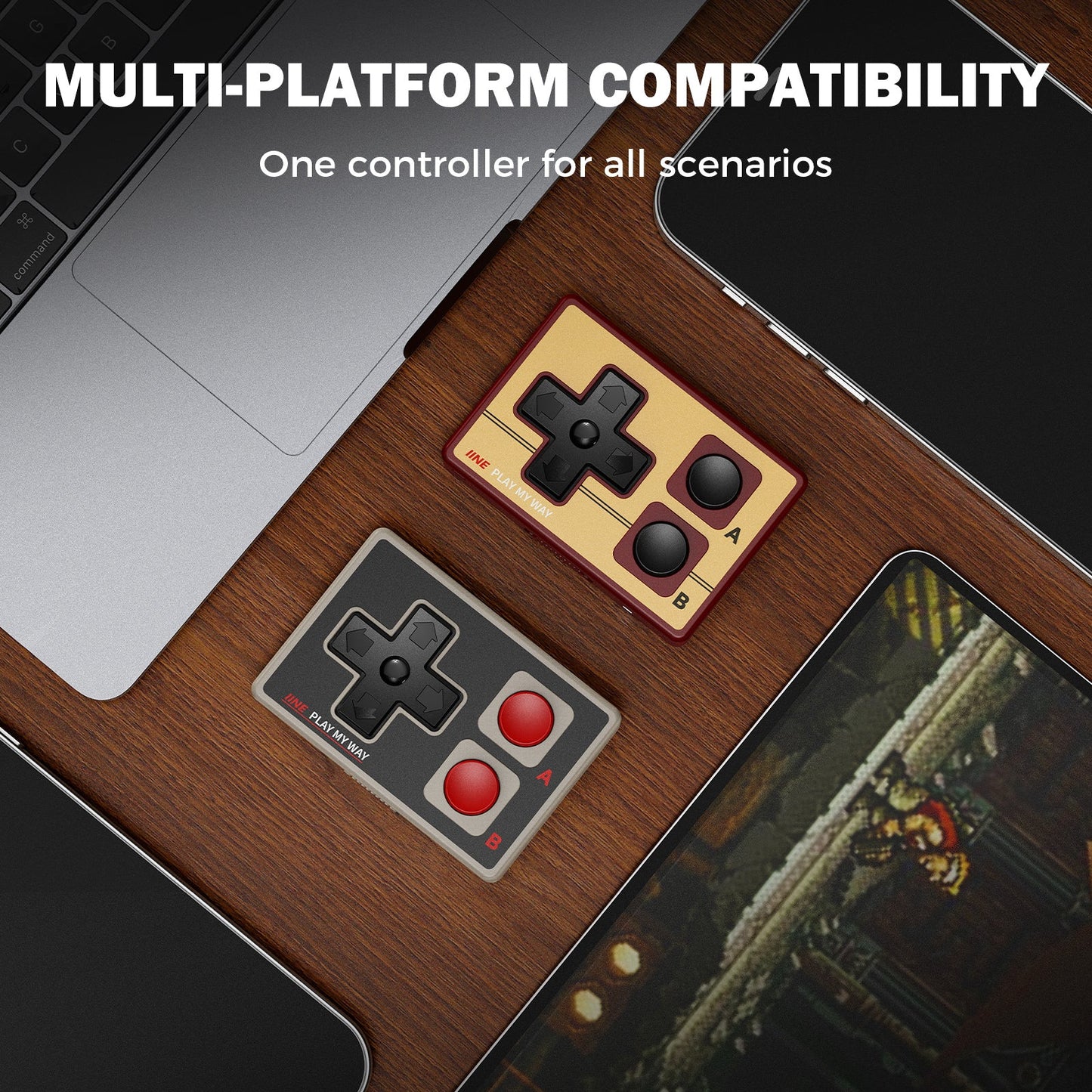 IINE Gamebrick Mini Bluetooth Remote Keychain