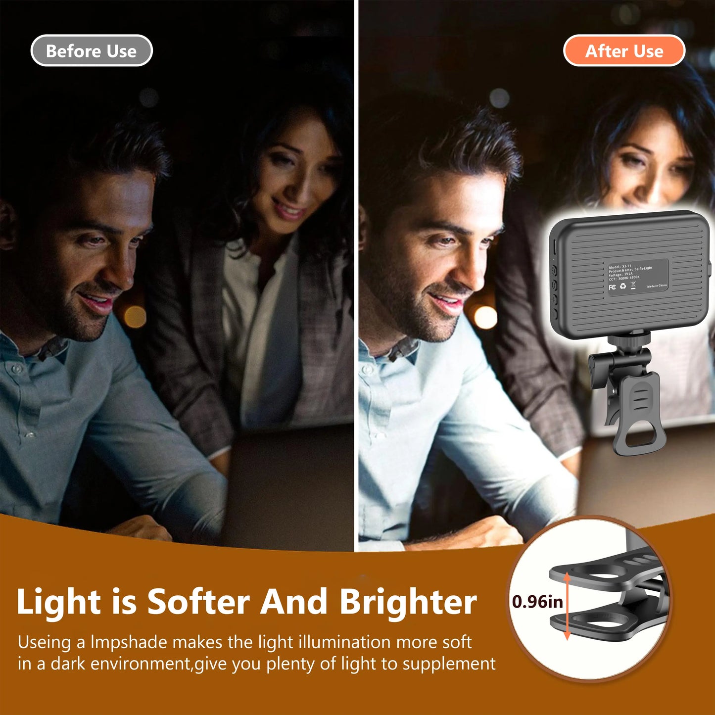 Rechargeable Selfie Light