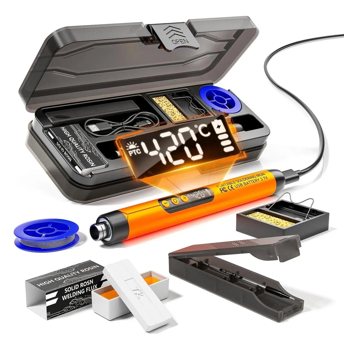 2026 Hot Sale🔥 PORTABLE USB SOLDERING IRON KIT