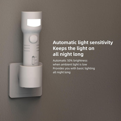 Plug in Night Light, 4000K RGB LED Wall Lamp