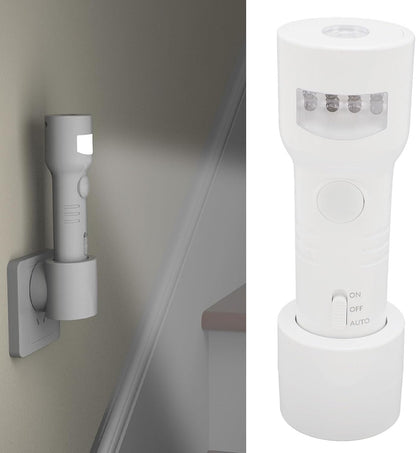 Plug in Night Light, 4000K RGB LED Wall Lamp