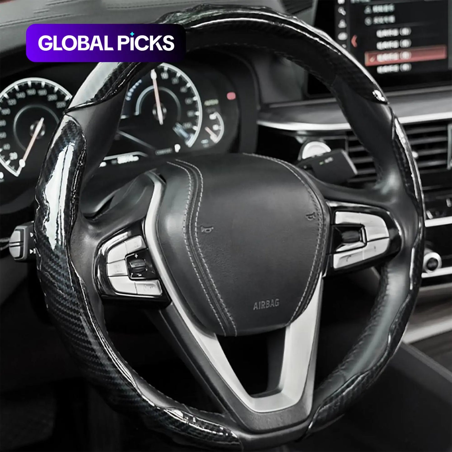 Car Steering Wheel Cover - Non-slip Universal Protector
