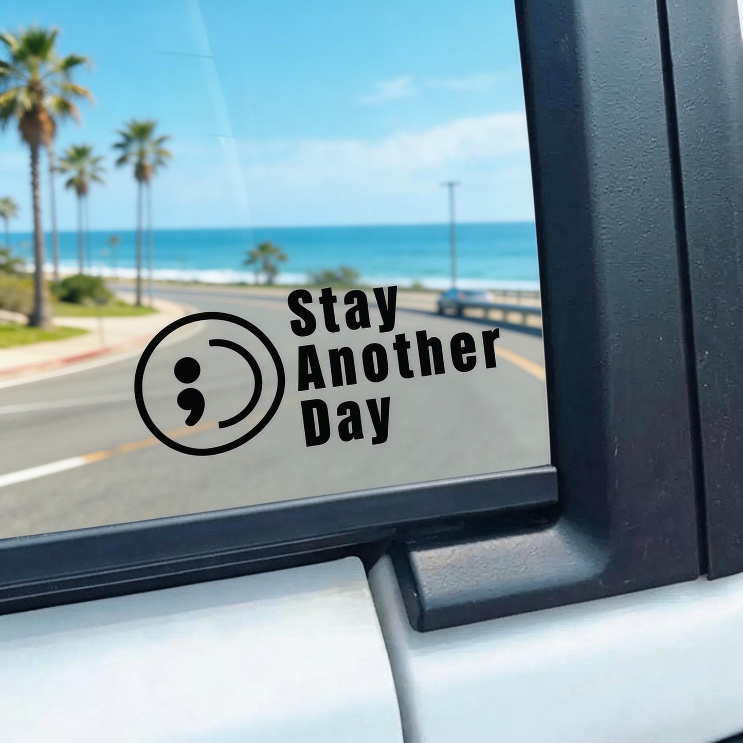 🎗️Share Pack❤️ SAD Mental Health Awareness Car Decal⏰BUY 1 GET 3 FREE