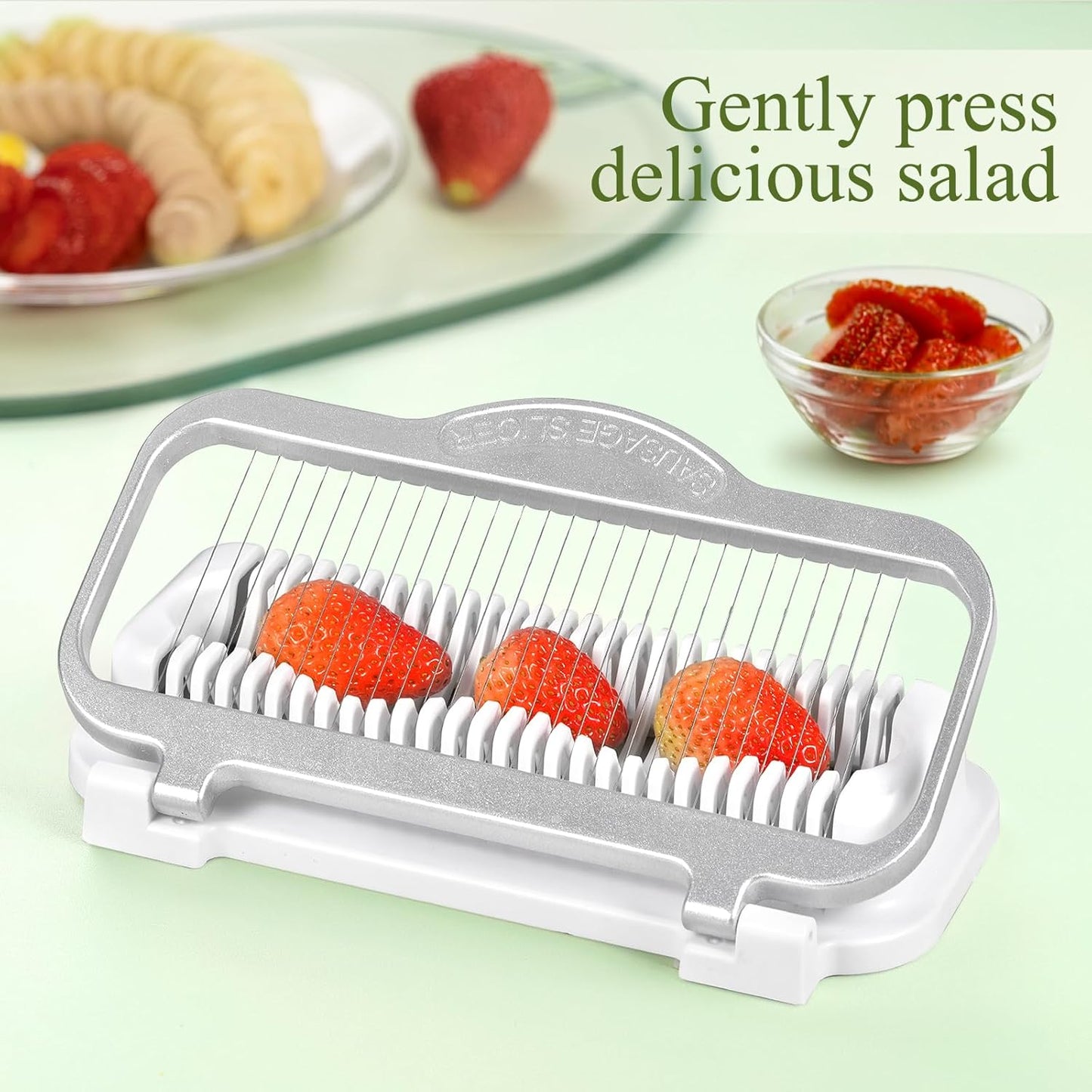 🔥HOT SALE🔥 - Aluminium & Stainless Steel Wires Larger Egg Slicer