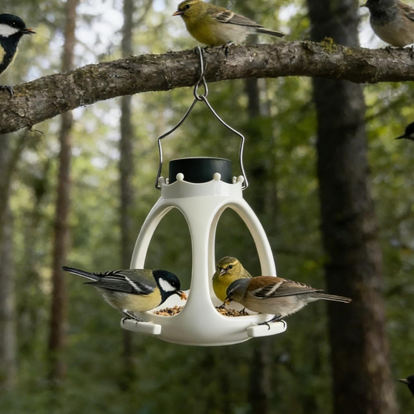 Solar Crown Bird Feeder