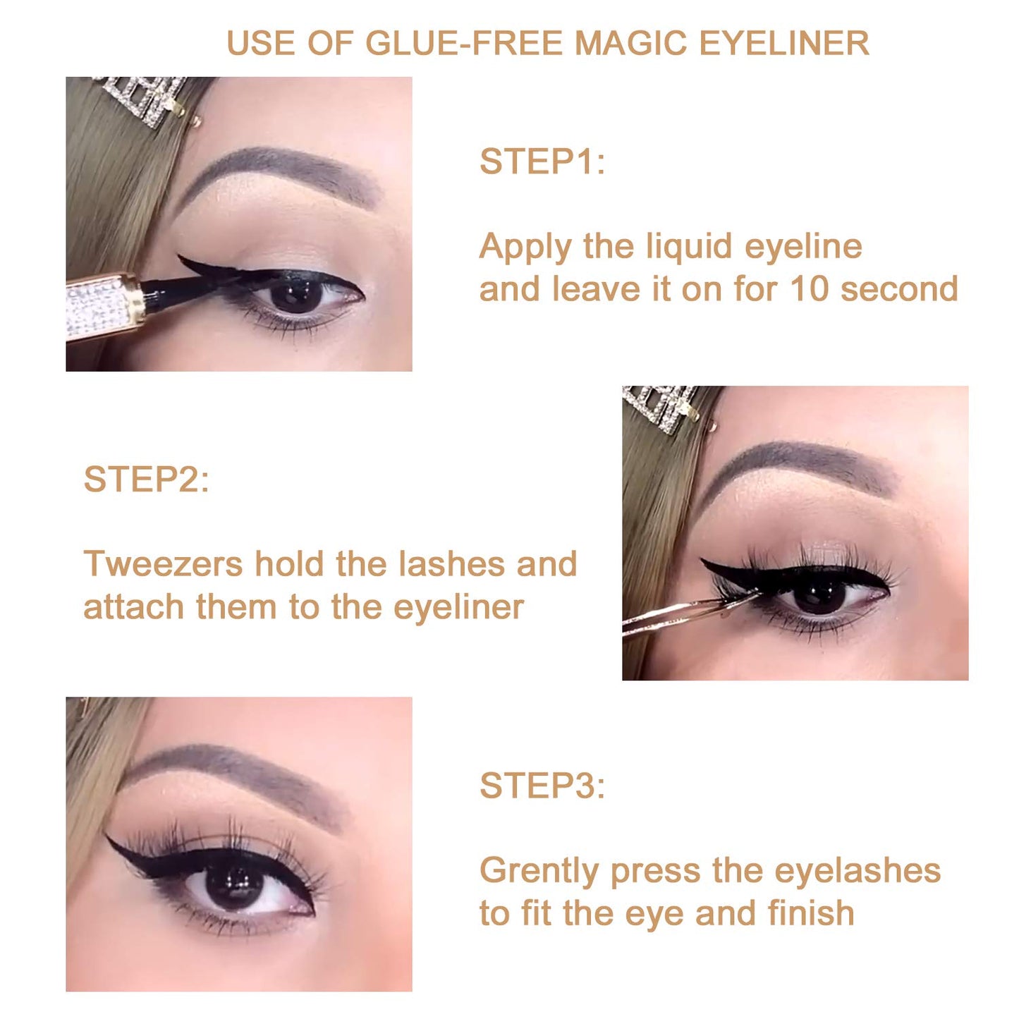 Self-Adhesive Eyeliner for False Lashes