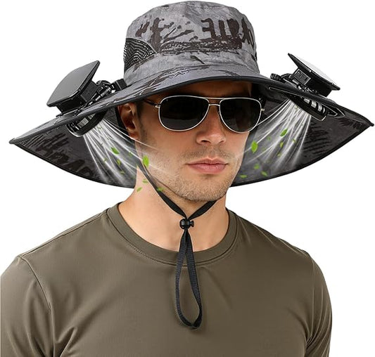🔥Limited Time 50% Off✨Hat with Fans Solar Power