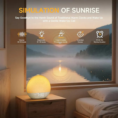 SunriseEase Wake-Up Light Alarm Clock