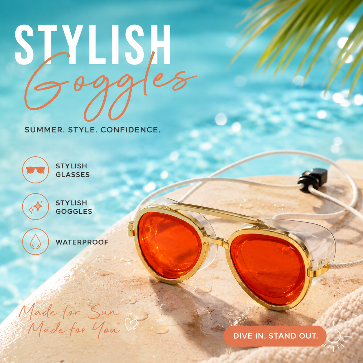 SwimShades™ - The Sunglasses You Can Swim In.