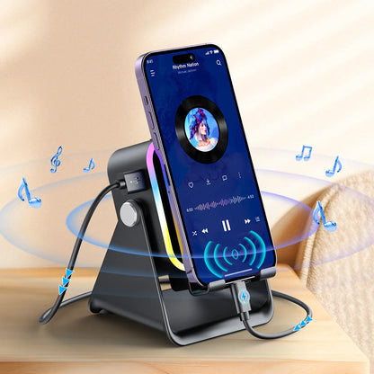 Wireless Induction Audio Speaker Stand with Power Bank