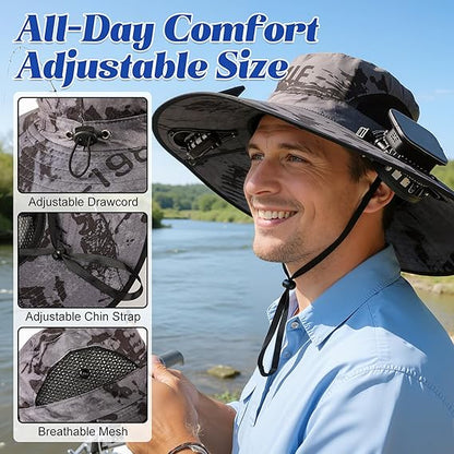 🔥Limited Time 50% Off✨Hat with Fans Solar Power