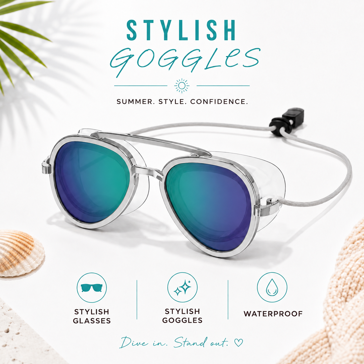 SwimShades™ - The Sunglasses You Can Swim In.
