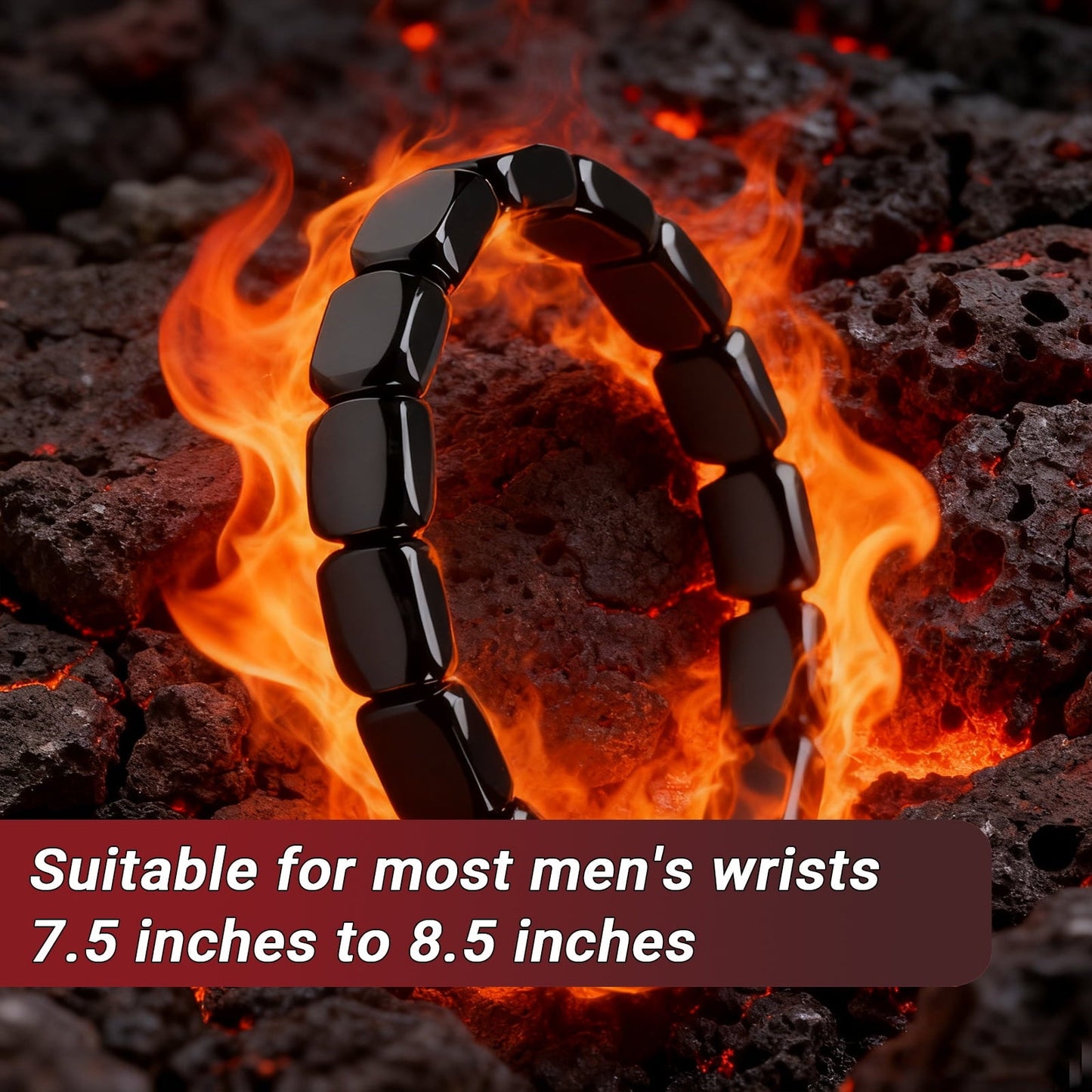 Natural Hematite Bead Bracelet – Healing & Energy Jewelry
