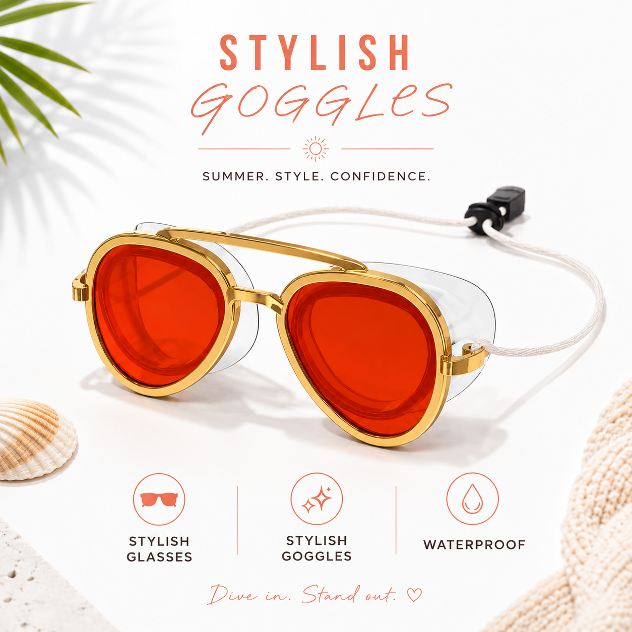 SwimShades™ - The Sunglasses You Can Swim In.