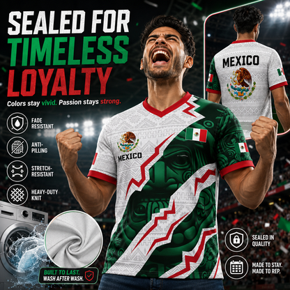⚽ Aztec-Inspired Long Sleeve Soccer Jersey
