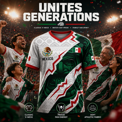 ⚽ Aztec-Inspired Long Sleeve Soccer Jersey