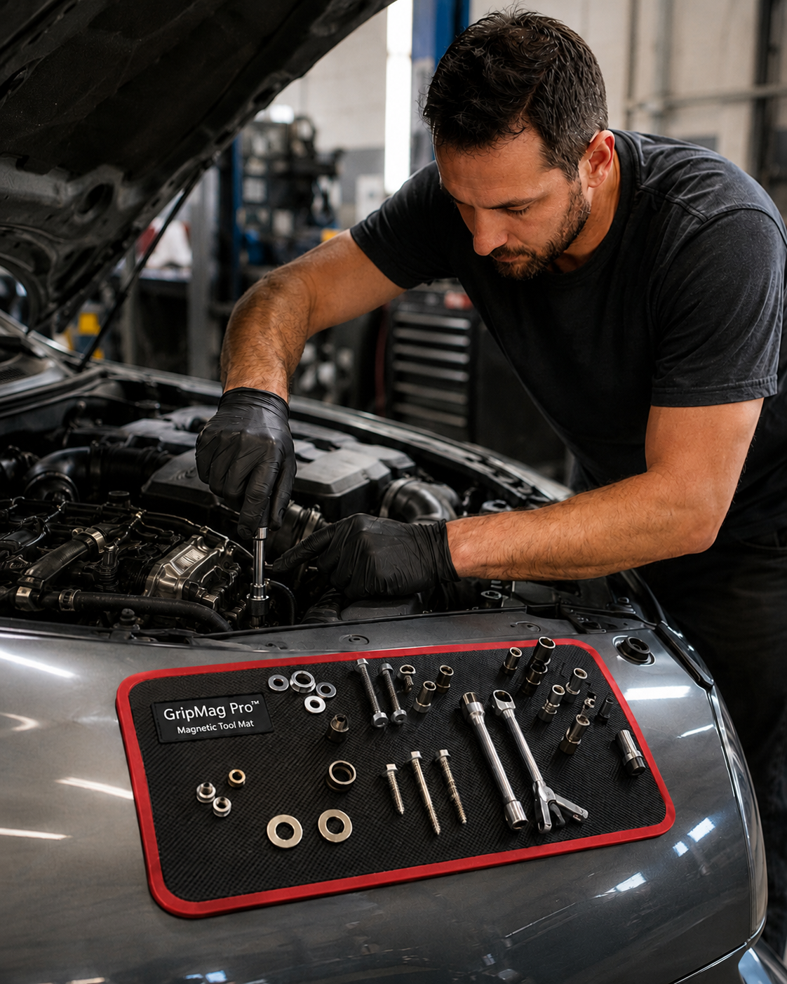 GripMag Pro™ Heavy Duty Magnetic Tool Mat