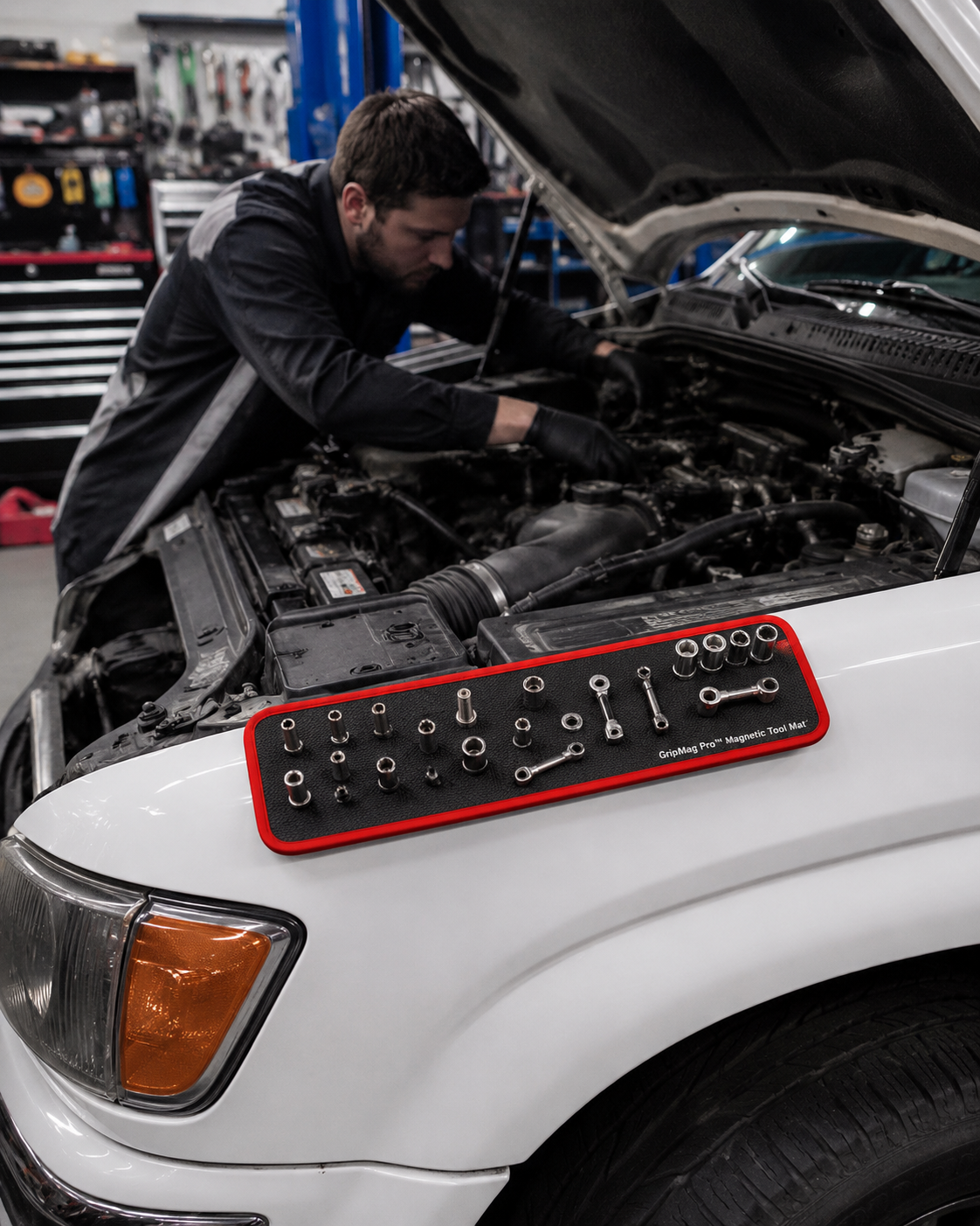 GripMag Pro™ Heavy Duty Magnetic Tool Mat