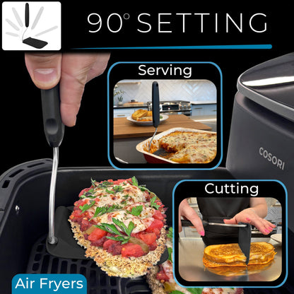 🔥Summer Flash Sale 50% OFF - Adjustable Angle Spatula – 2 PPSU Heads, Non-Toxic & PFAS-Free