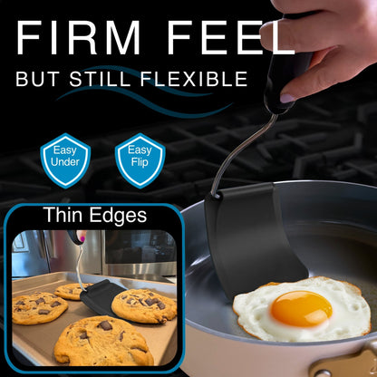 🔥Summer Flash Sale 50% OFF - Adjustable Angle Spatula – 2 PPSU Heads, Non-Toxic & PFAS-Free