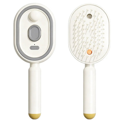 🔥Electric Spray Air Cushion Massage Hair Comb – Anti-Tangle & Essential Oil Mist Brush