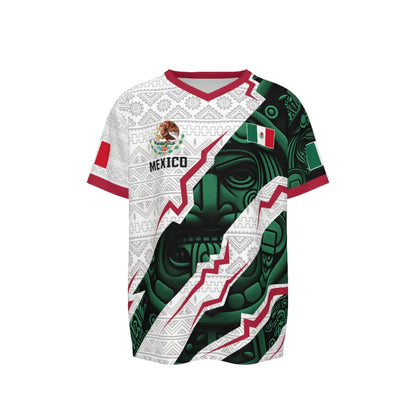 ⚽ Aztec-Inspired Long Sleeve Soccer Jersey