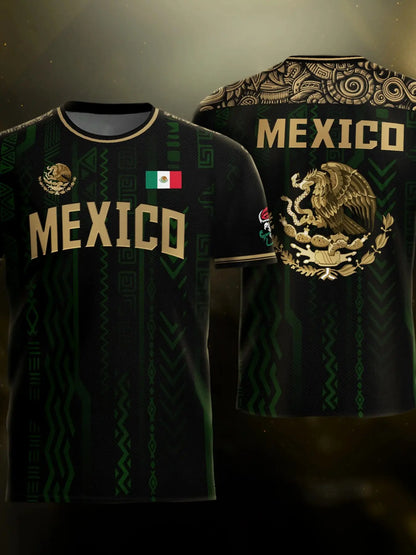 ⚽ Aztec-Inspired Long Sleeve Soccer Jersey