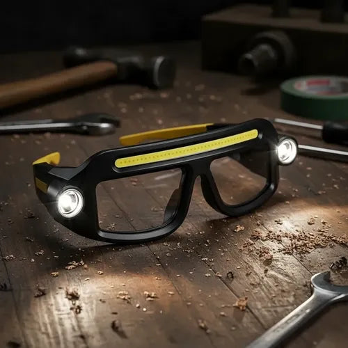 LED Safety Glasses, Rechargeable LED Glasses
