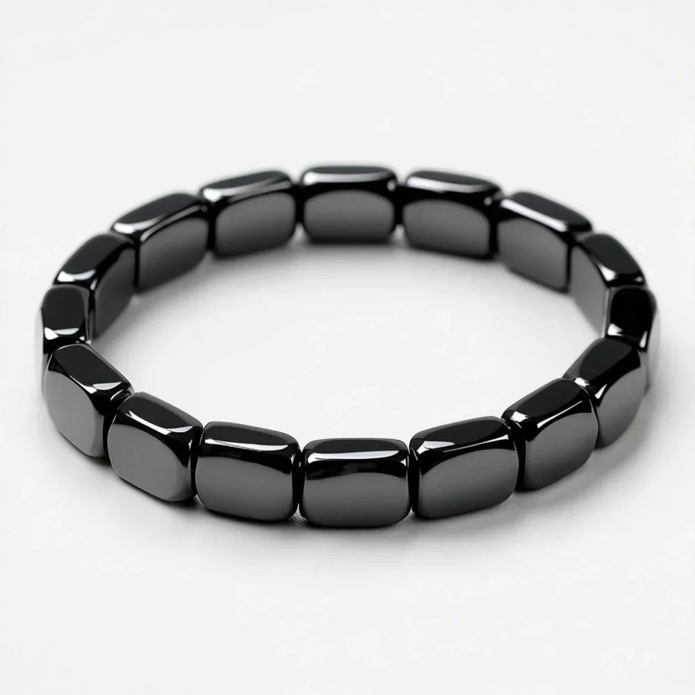 Natural Hematite Bead Bracelet – Healing & Energy Jewelry